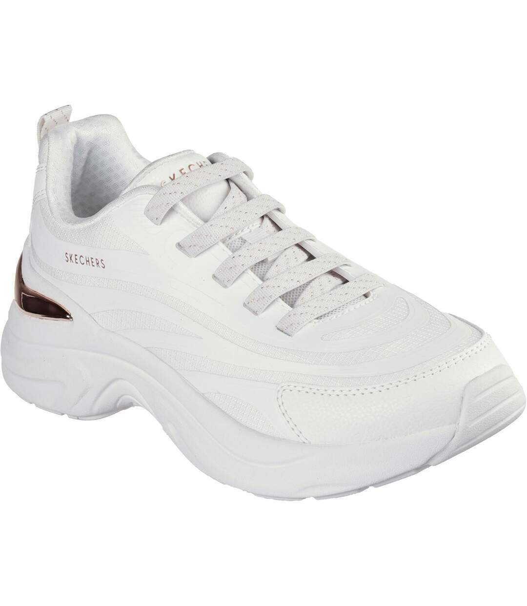 Baskets hazel step n flow femme blanc Skechers-1