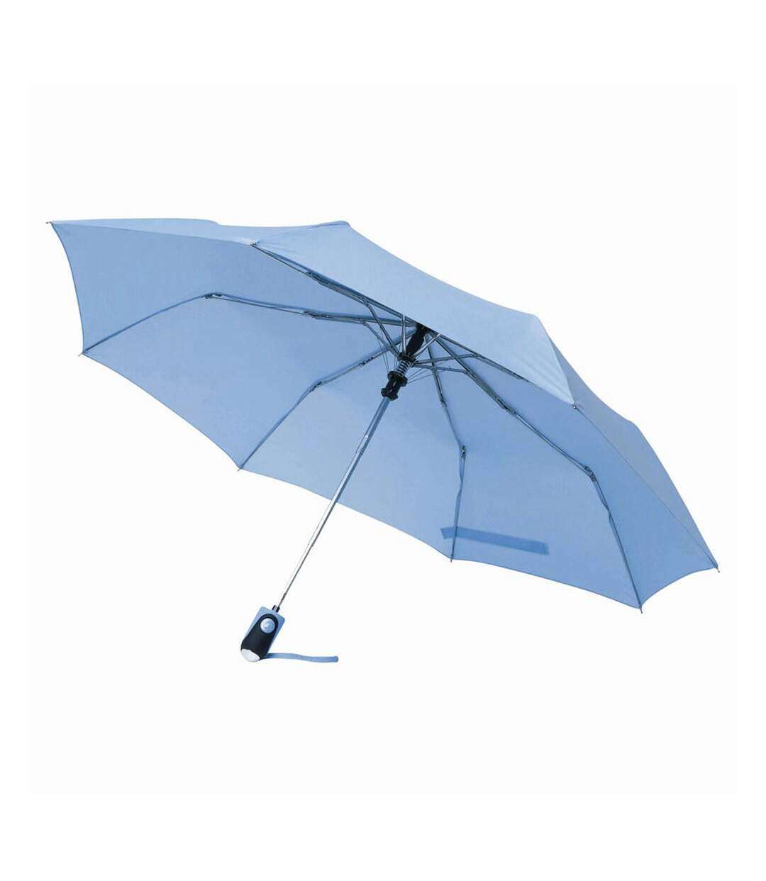 Parapluie Pliant Taille Unique Bleu Ciel L-Merch-2