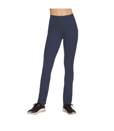 Womens/ladies Go Walk Jogging Bottoms Navy Skechers