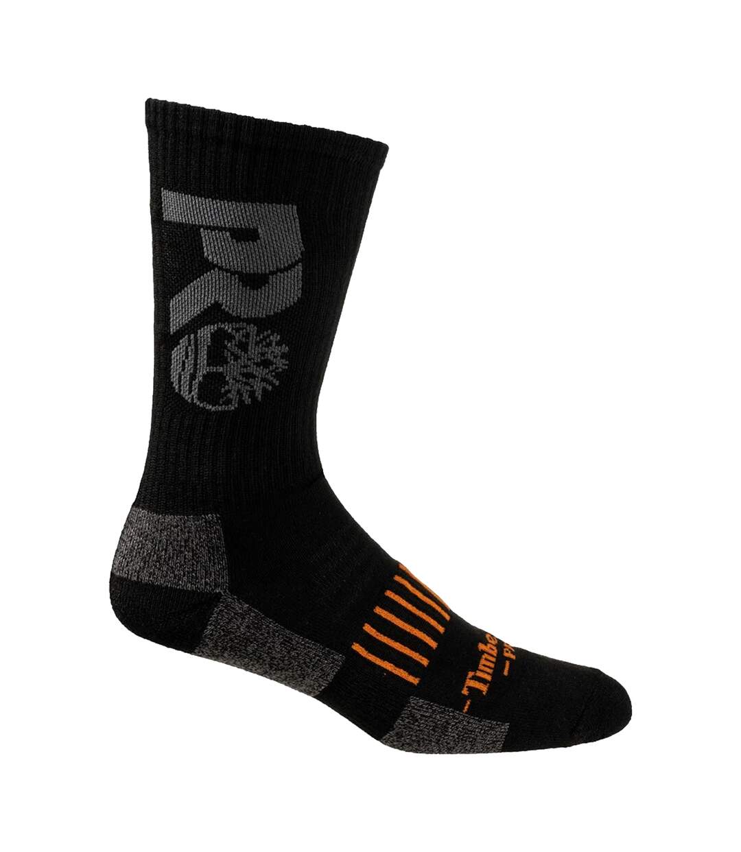 Chaussettes Motif/style Gros Logo Homme Noir Gris Timberland Pro-2