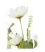Bouquet de Fleurs Artificielles Mixtes 85cm Blanc-3