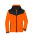 Veste Softshell Homme Orange Néon Noir James And Nicholson-1