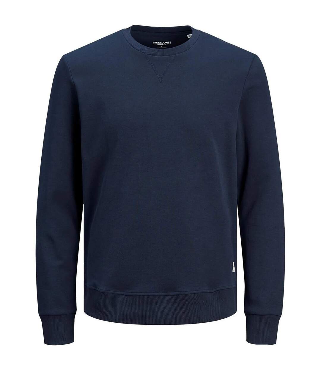 Mens Basic Sweatshirt Navy Blazer Jack And Jones-2