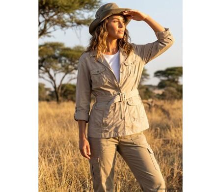 Veste Saharienne Rando Femme Mayflower Sicile Beige