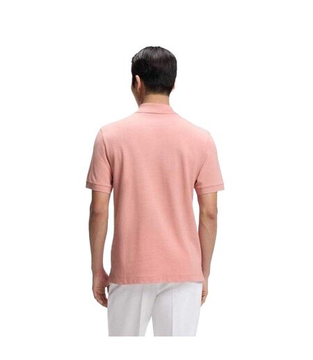 Polo Motif/style Logo Brodé Pallas Homme Rose Boss