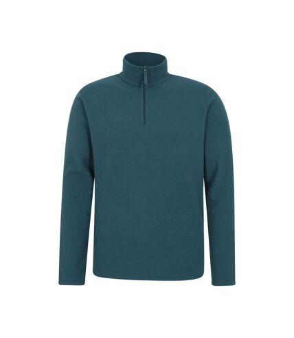 Mens camber ii half zip fleece top petrol Mountain Warehouse