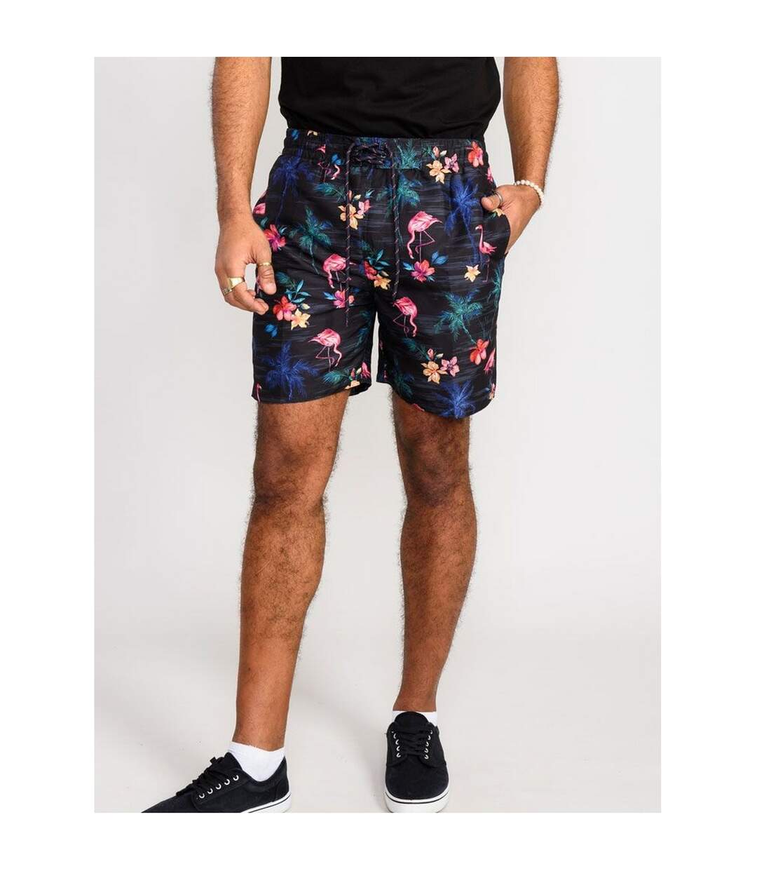 Short de bain d555 campton homme noir Duke