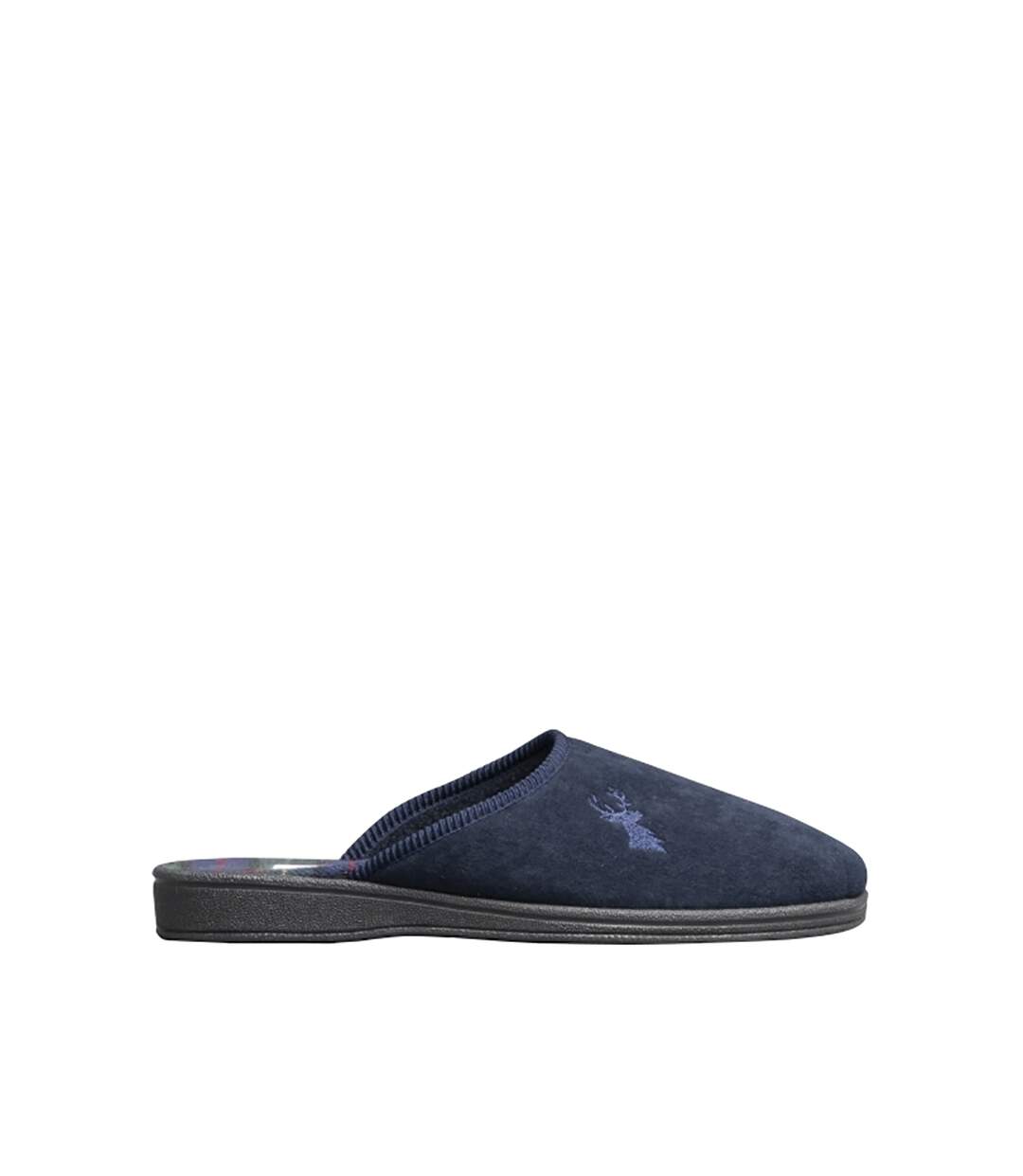 Buck pantoufles homme bleu marine Mirak