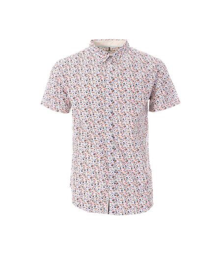 Chemise blanche/marine/orange homme rms26 4783 - l