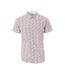 Chemise blanche/marine/orange homme rms26 4783 - l-1