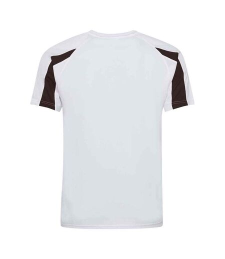 T-shirt Adulte Blanc Noir Vif AWDis Cool