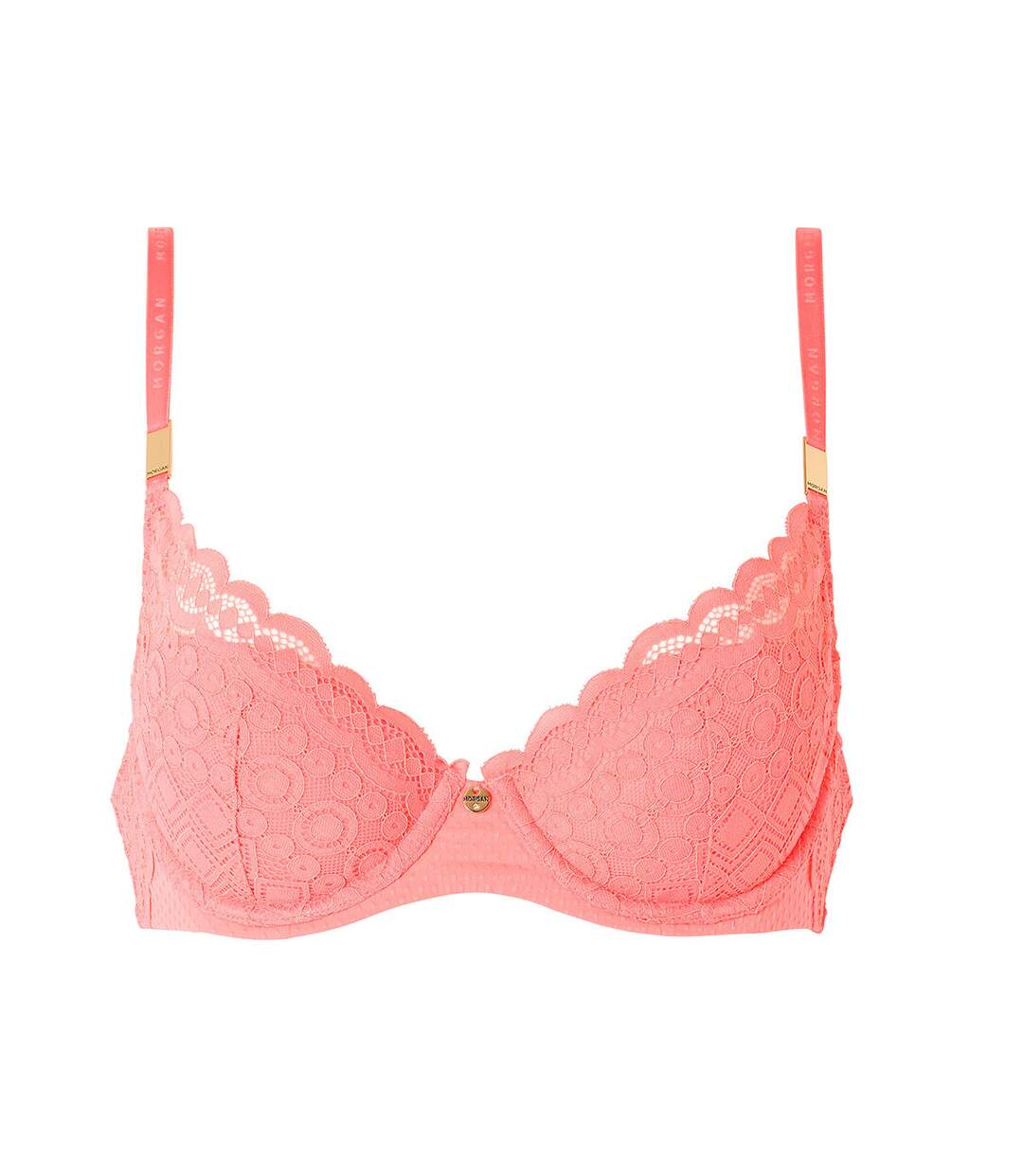 Soutien-gorge coques moulées rose Sandra-1