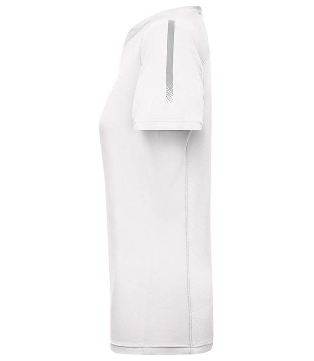 Maillot running en polyester recyclé - Femme - JN519 - blanc