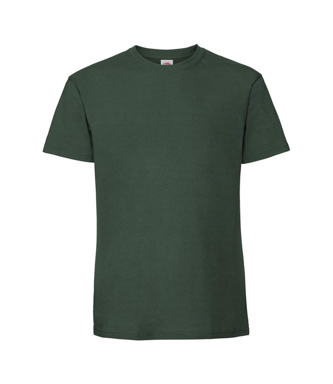 T-shirt Iconic Premium Homme Vert Bouteille Fruit Of The Loom-1