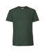 T-shirt Iconic Premium Homme Vert Bouteille Fruit Of The Loom-1