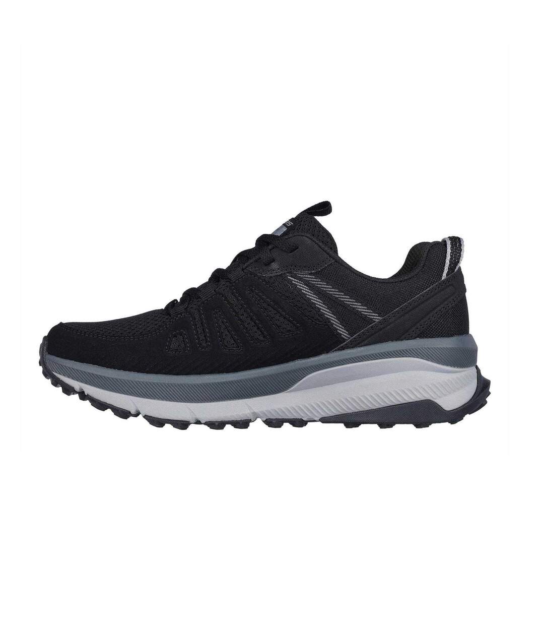 Baskets Motif/style Superposées Femme Noir Anthracite Skechers-2