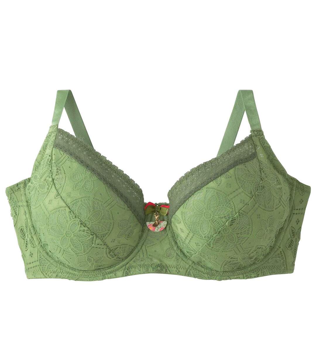 Soutien-gorge à armatures vert Echo-1