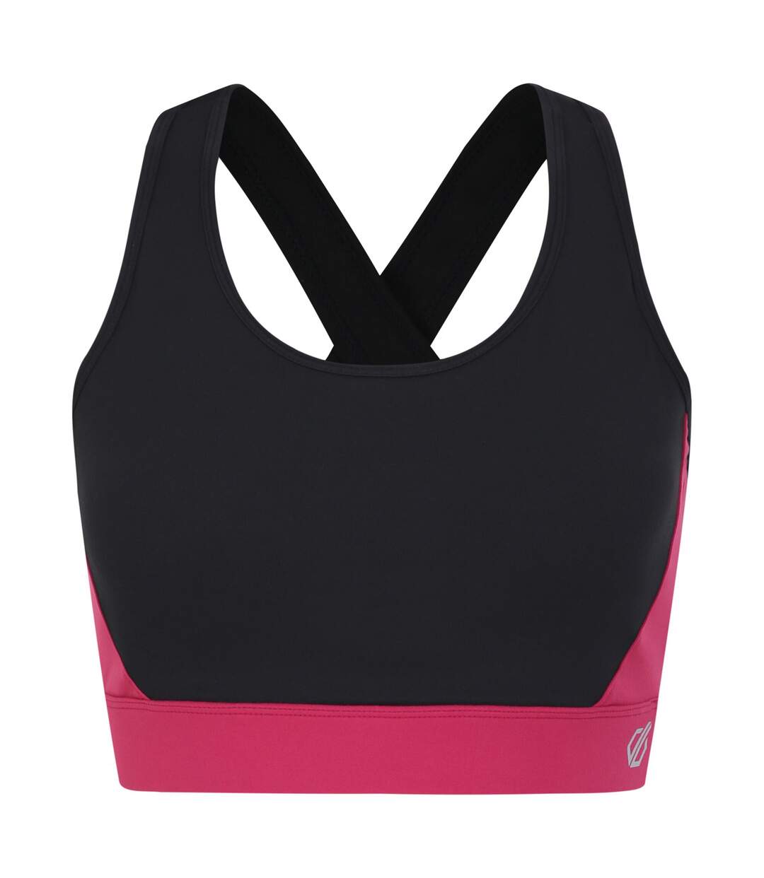 Brassière de sport swift femme noir / rose foncé Dare 2B-1