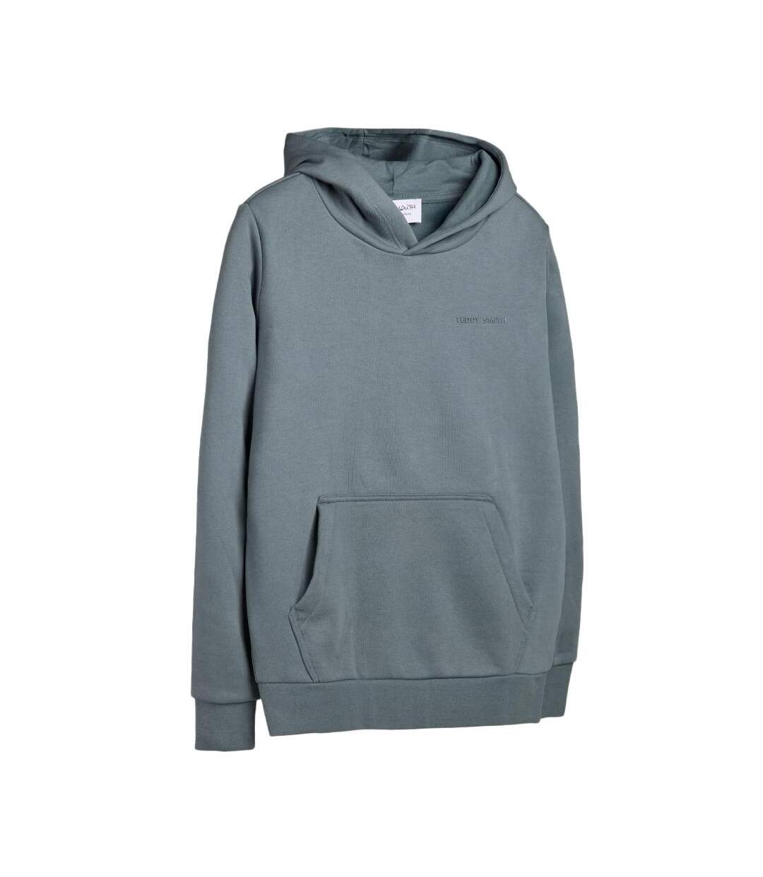 Sweat à capuche gris homme teddy smith nark hoody - l-1