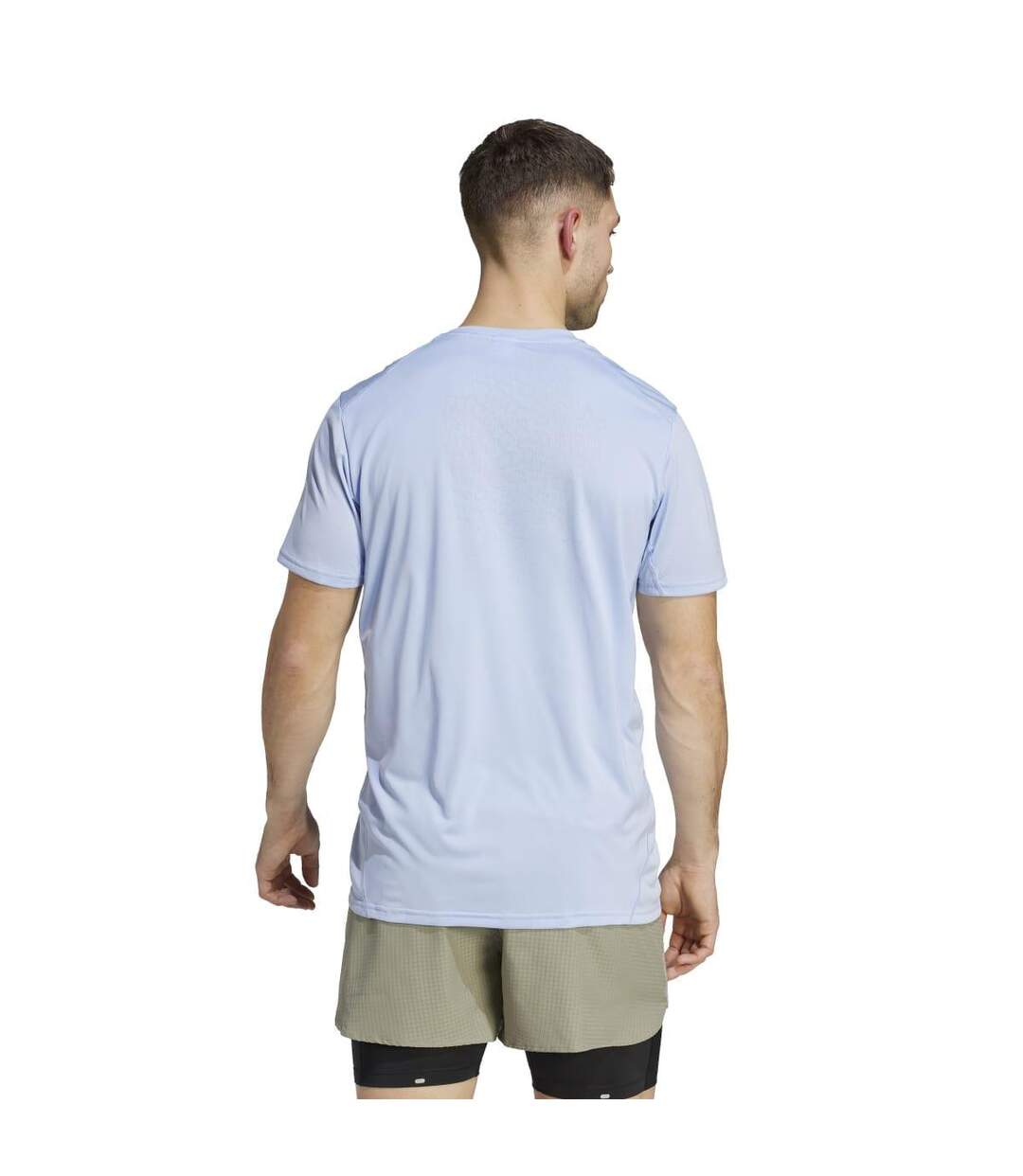 Mens Confident Engineered T-shirt Blue Adidas-2