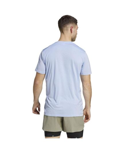 Mens Confident Engineered T-shirt Blue Adidas
