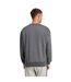 Mens Essentials 3 Stripes Fleece Sweatshirt Dark Grey Adidas-3