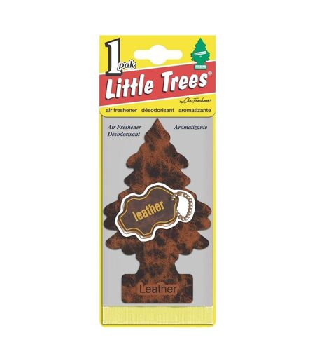 Little trees traditional air freshener leather brown Saxon Automotive