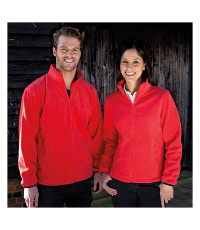Result Mens Core Fashion Fit Outdoor Fleece Jacket (Flame Red) - UTBC912