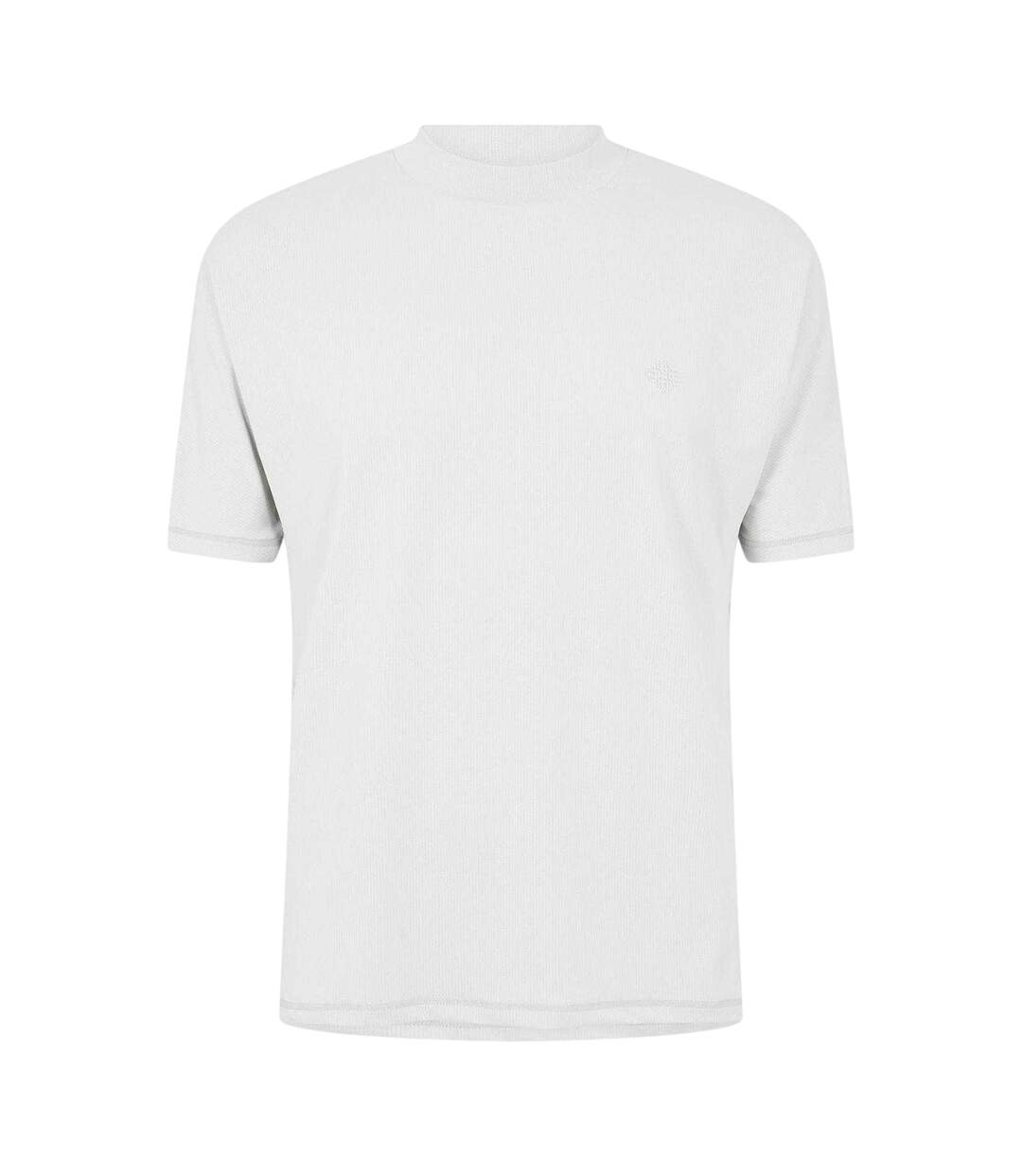 Mens Rubberised Logo Training T-shirt White Couture Club-2