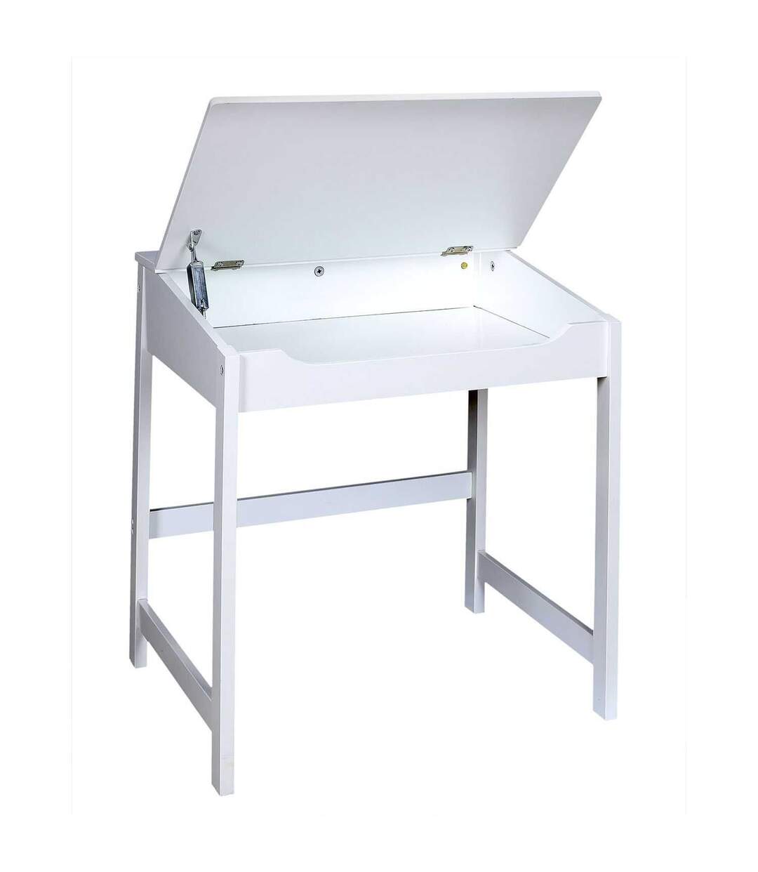 Bureau pupitre pour enfant en MDF - Blanc-1