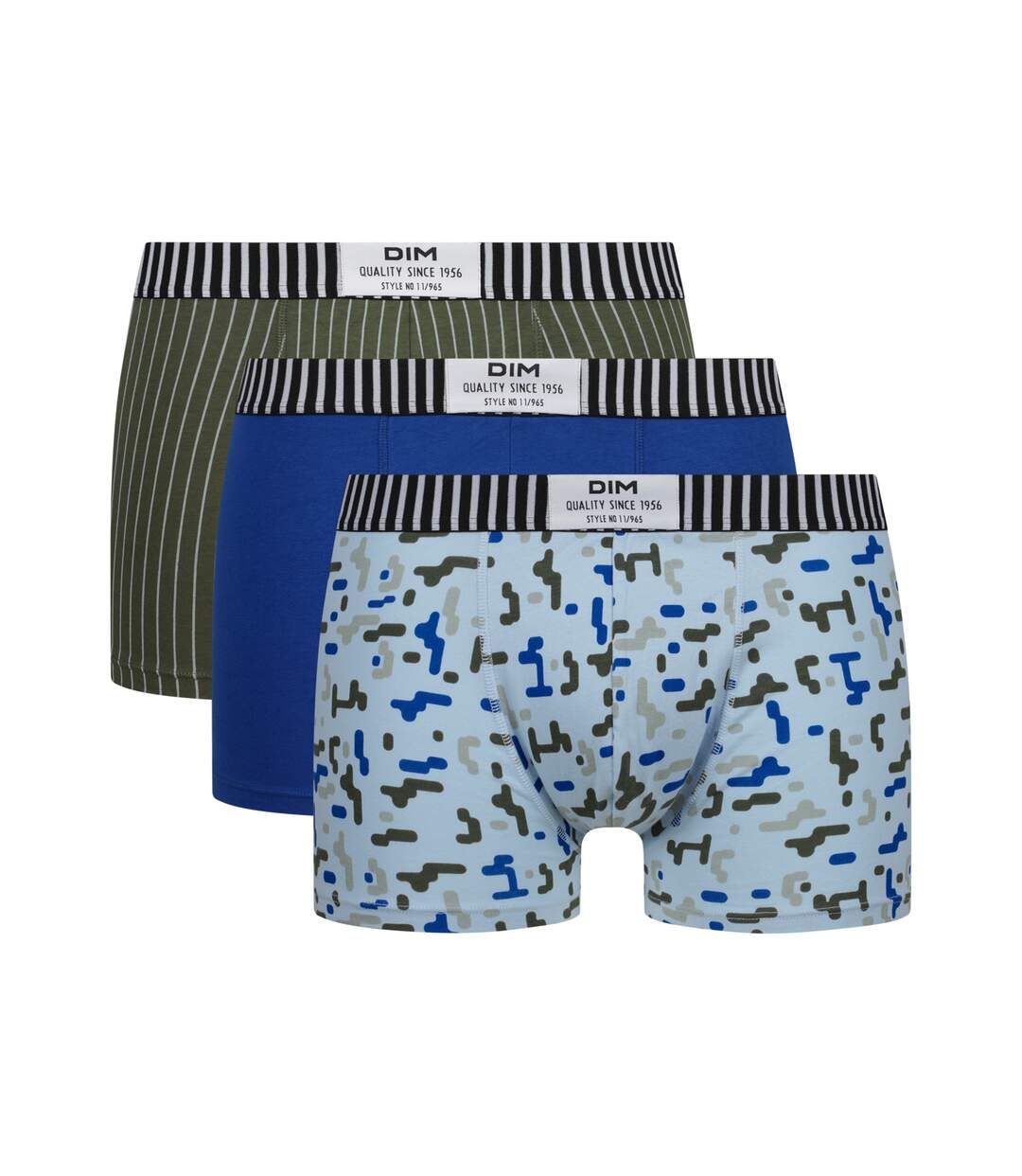 Lot de 3 boxers coton stretch imprimés Vibes-3
