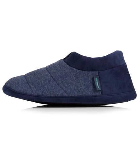 Isotoner Chaussons extra-light Bottillons homme micro éponge, semelle gomme antidérapante