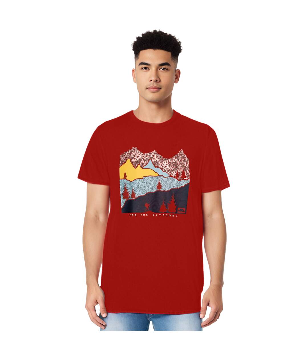 Mens Danub Tp75 Round Neck T-shirt Salsa Trespass-1