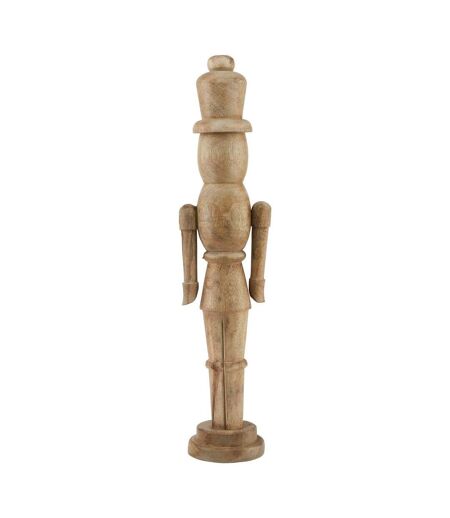 Nutcracker ornament 60cm x 12cm x 14cm brown Hill Interiors