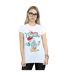 Disney T-shirt en coton Femmes/Dames Princesse Ariel Joyeux Noël (Blanc) - UTBI48203-2