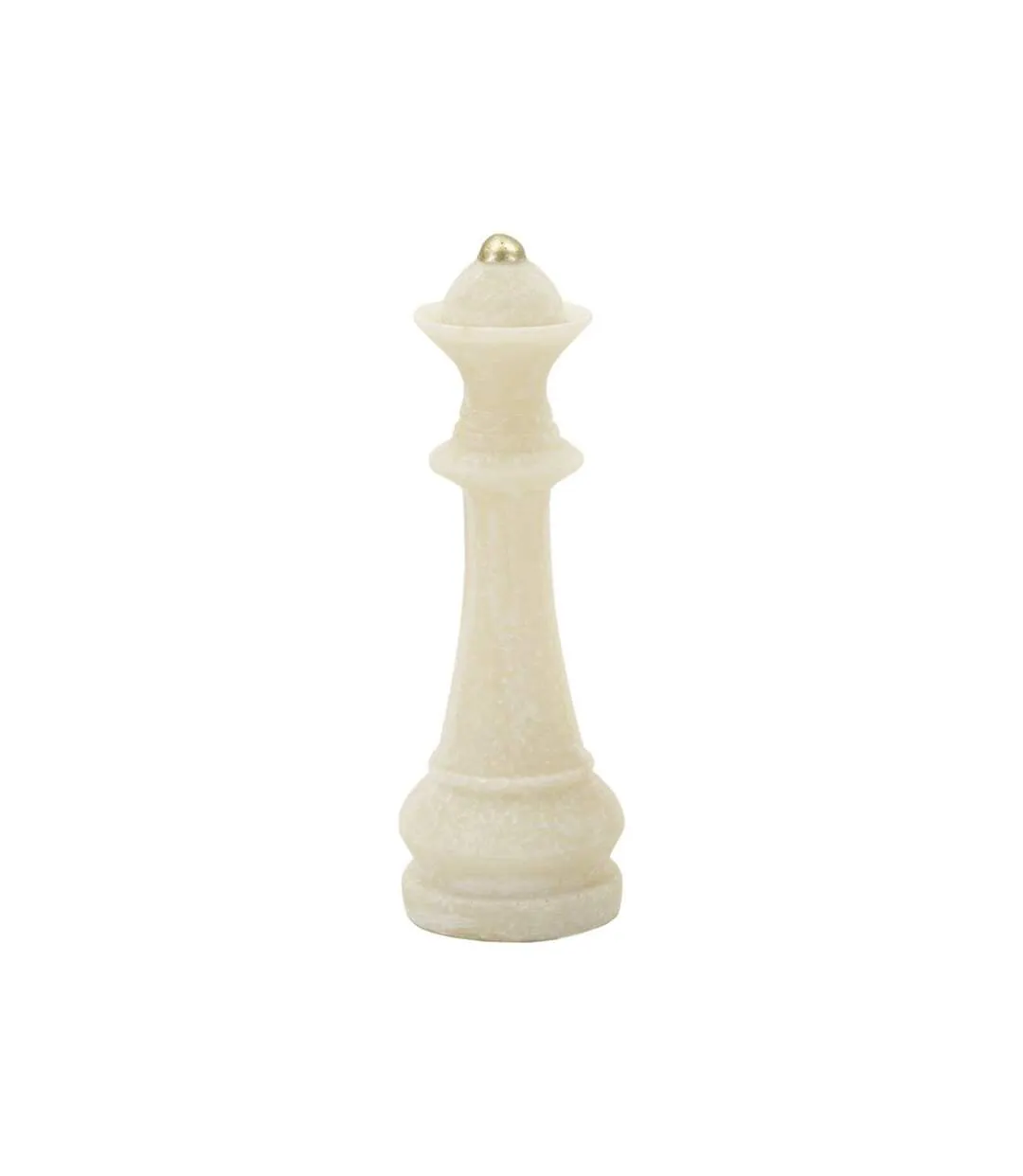 Lot de 8 Pièces d'Échec Quarzy 16cm Blanc-5