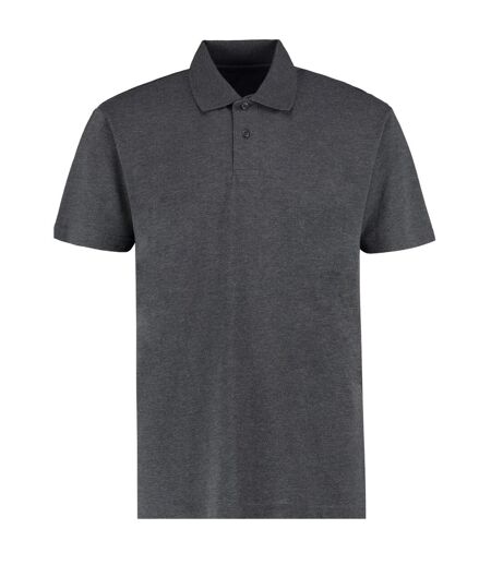 Polo Pour Hommes Gris Foncé Kustom Kit