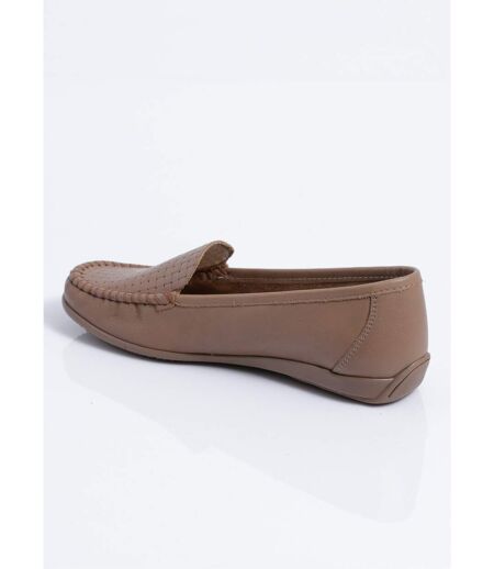 Mocassins souples largeur confort cuir