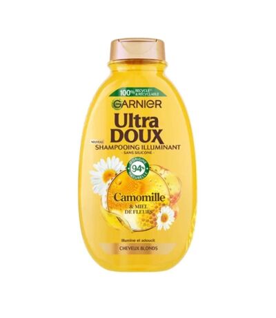 Shampoing illuminant cheveux blonds garnier camomille ultra doux - 250ml