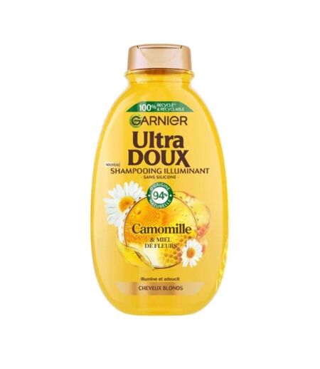 Shampoing illuminant cheveux blonds garnier camomille ultra doux - 250ml