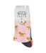 Wild Feet - 3 Paires Chaussettes Fantaisie Humour Femme Animaux Coton Couleur-2
