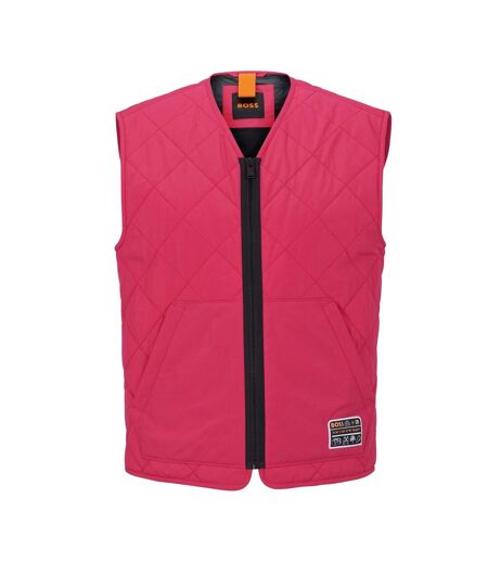 Mens Okella Gilet Pink Boss