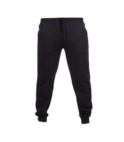 Skinnifit Mens Slim Cuffed Jogging Bottoms/Trousers (Black) - UTRW4743
