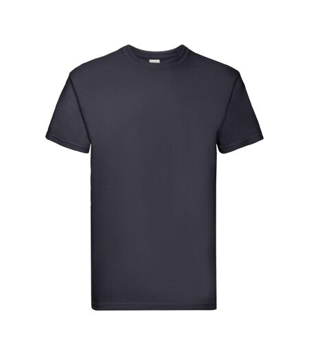 Mens Super Premium T-shirt Deep Navy Fruit Of The Loom