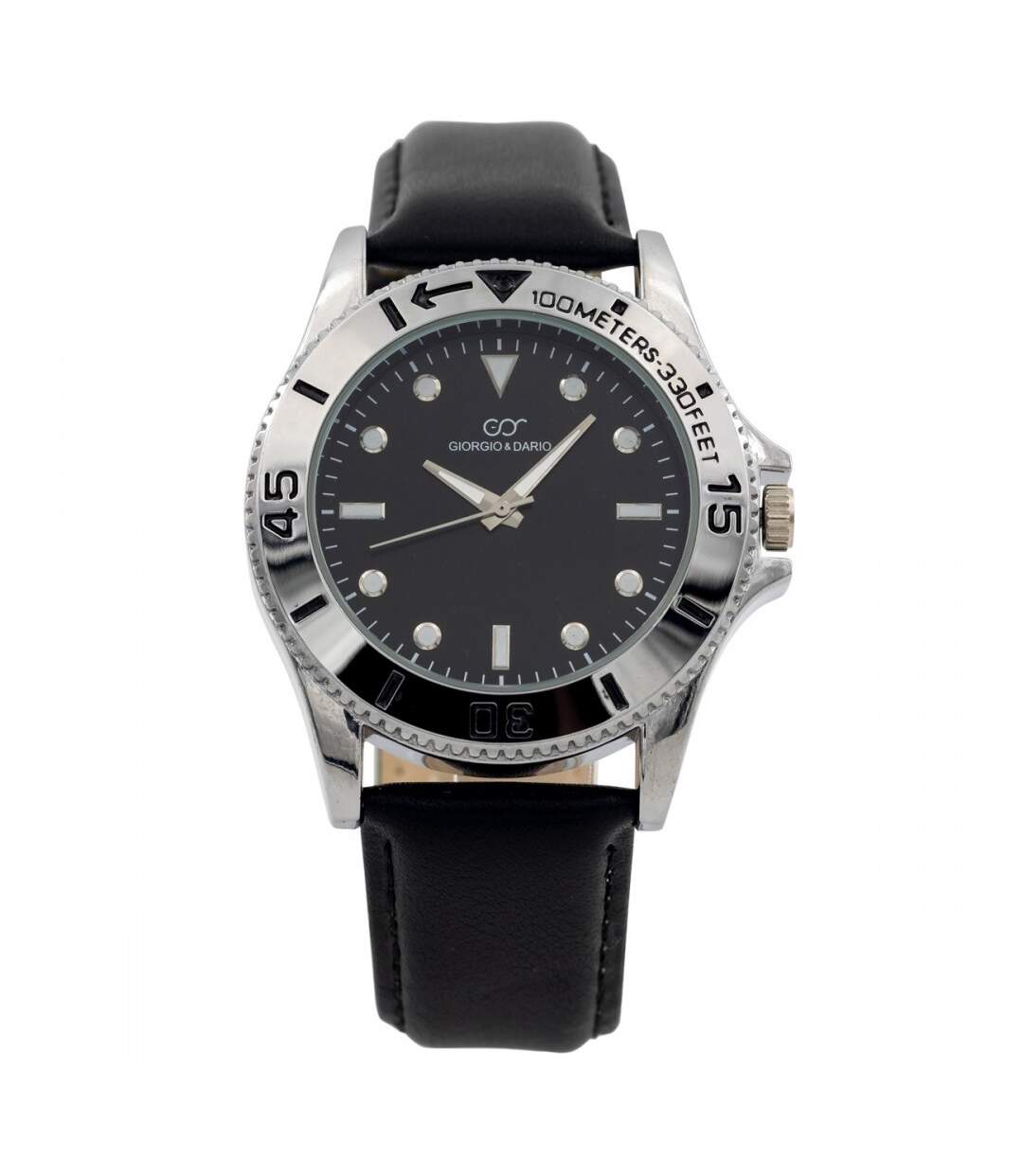 Très Belle Montre Homme Noir GIORGIO-1