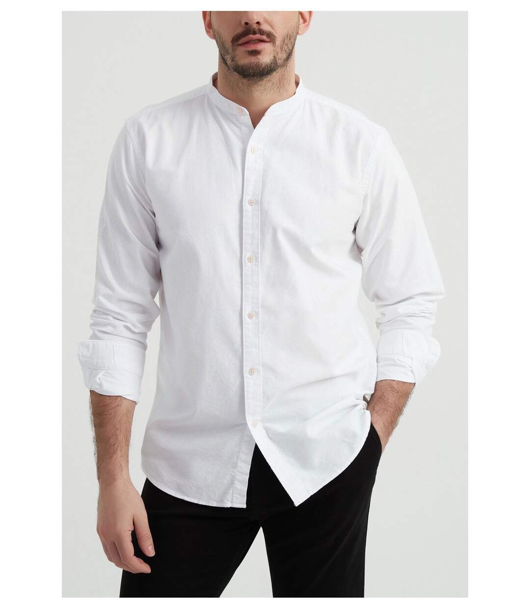 Chemise Col Mao-1