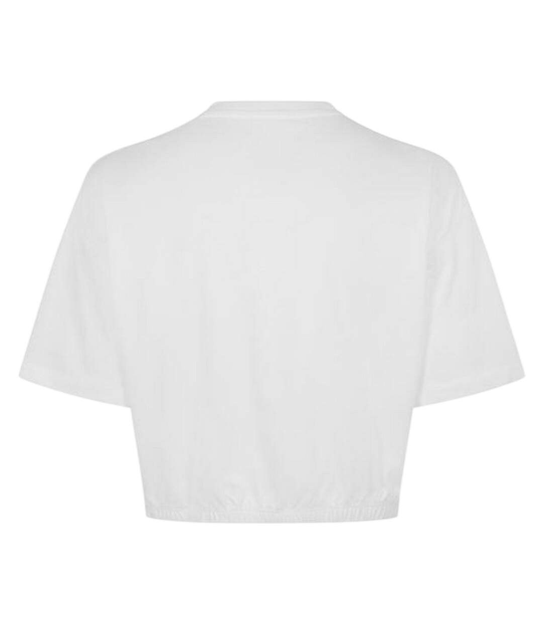 T-shirt Court Femme Blanc Reebok-2
