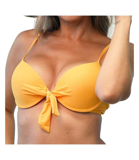 Haut de bikini jaune femme sun project push up - taille 3