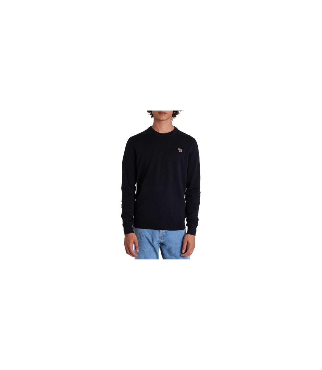 Pull Motif/style Zèbre Homme Bleu Paul Smith-1