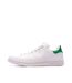 Stan smith baskets blanches/vertes femme adidas-1